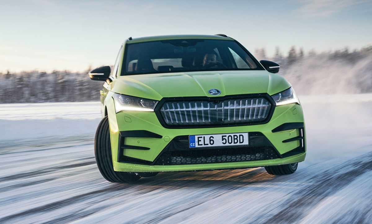 Skoda Enyaq Rs Iv Mit Drift Rekord Video Autozeitung De