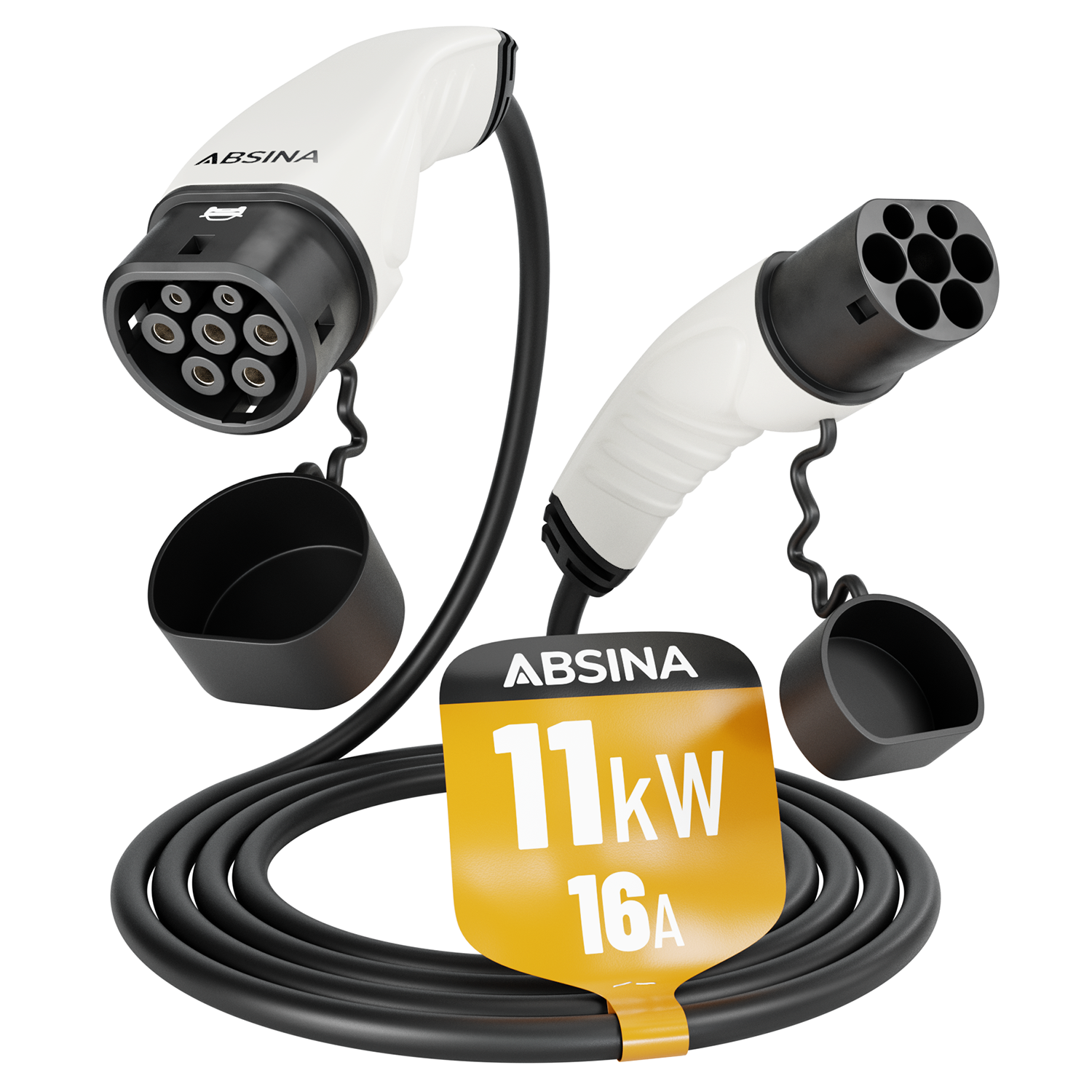 ABSINA Elektroauto Ladekabel Typ 2