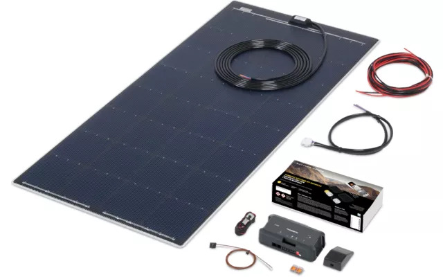 Büttner Elektronik Flat Light MT 120 FL Solaranlagen-Komplettset, 120 W