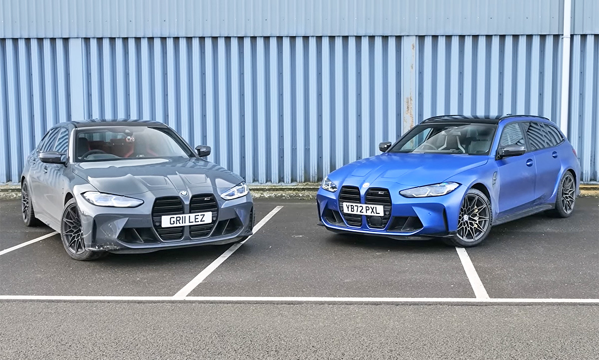 BMW M3 Touring vs. Limousine: Video
