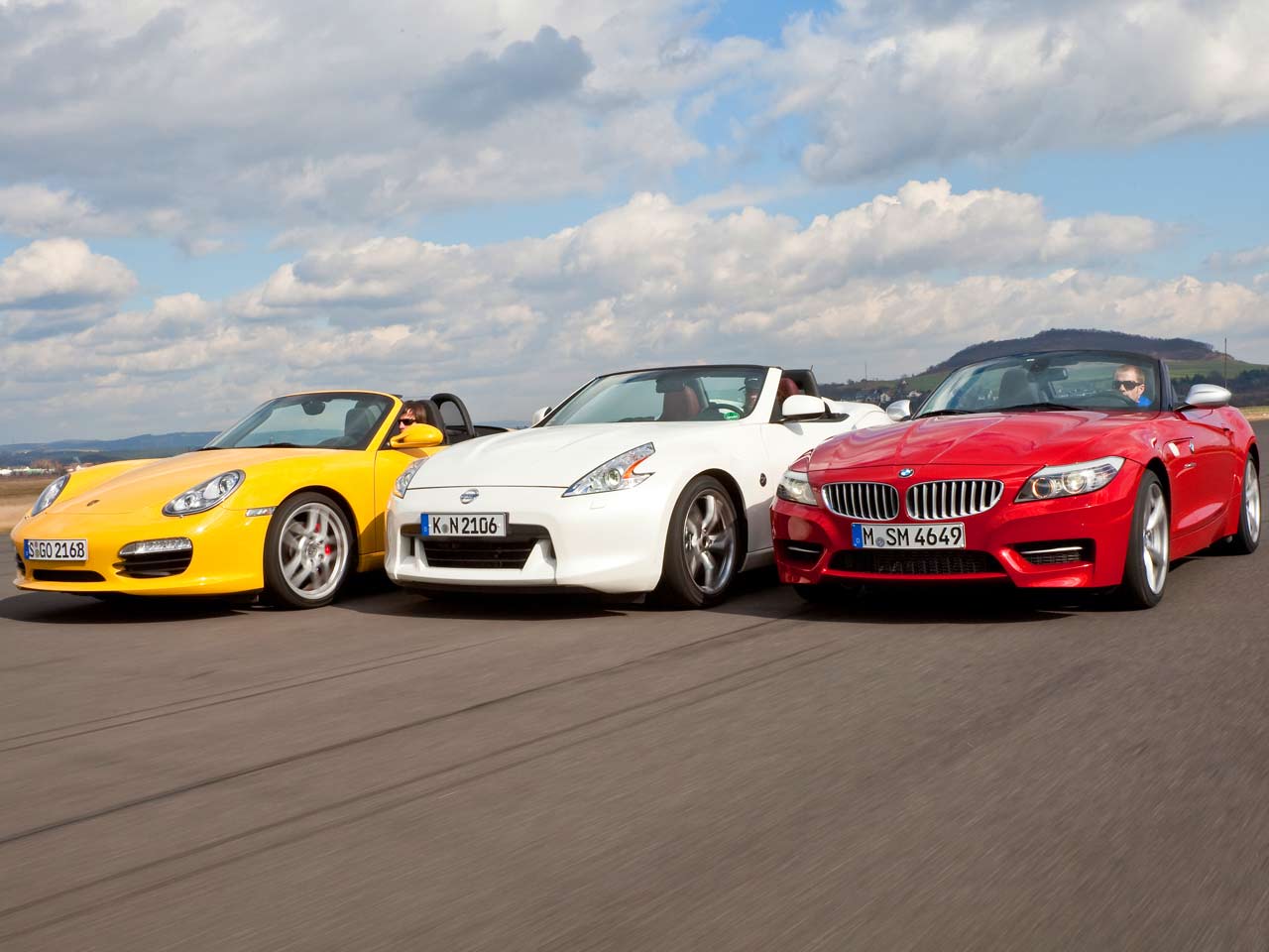 Roadster Vergleichstest Porsche Boxster S Gegen Bmw Z4 Und Nissan