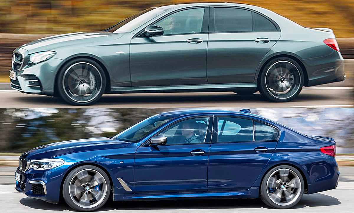 Mercedes-AMG E 53/BMW M550i xDrive: Vergleich