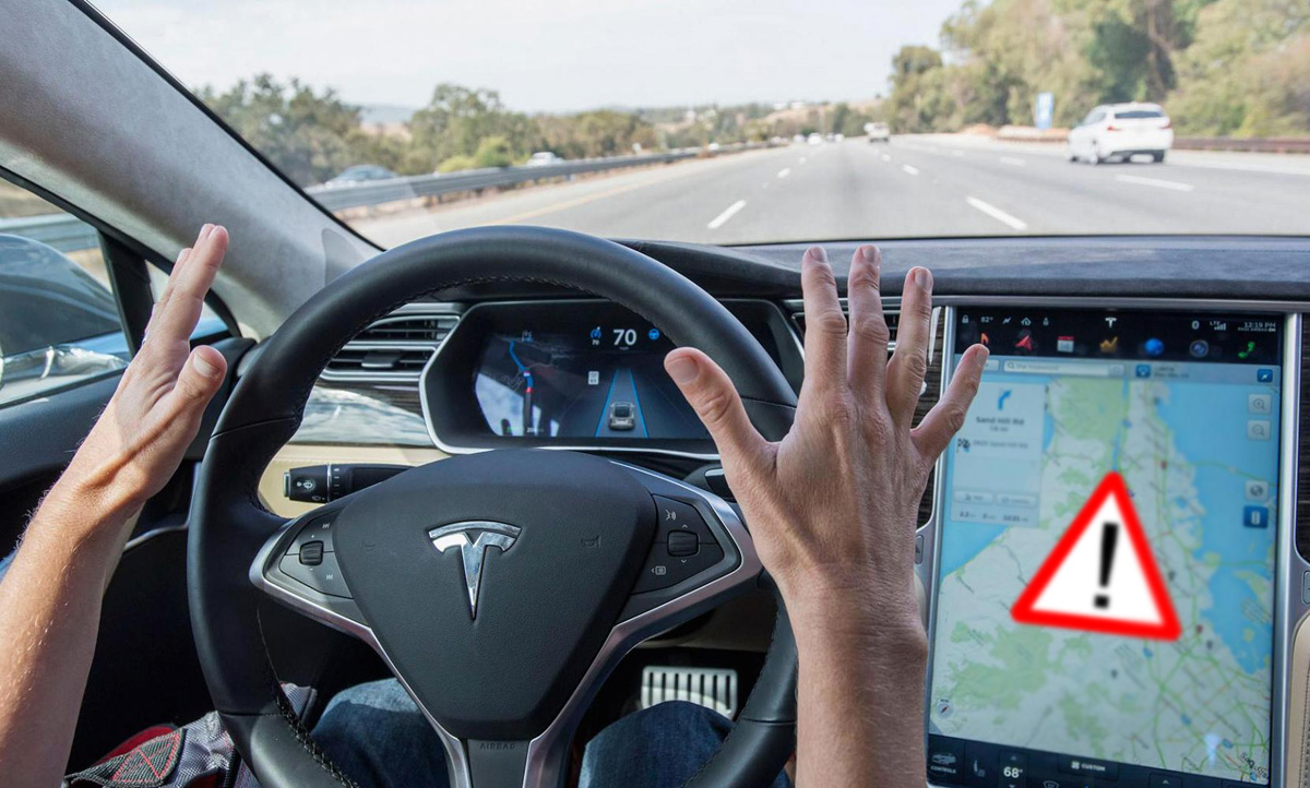 Tesla-Unfall mit Autopilot: Fahrer ignoriert Warnungen