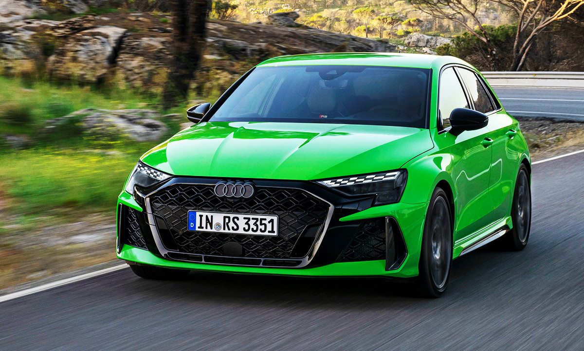 Audi RS 3 Facelift (2024) Erste Testfahrt im 5ZylinderHot Hatch