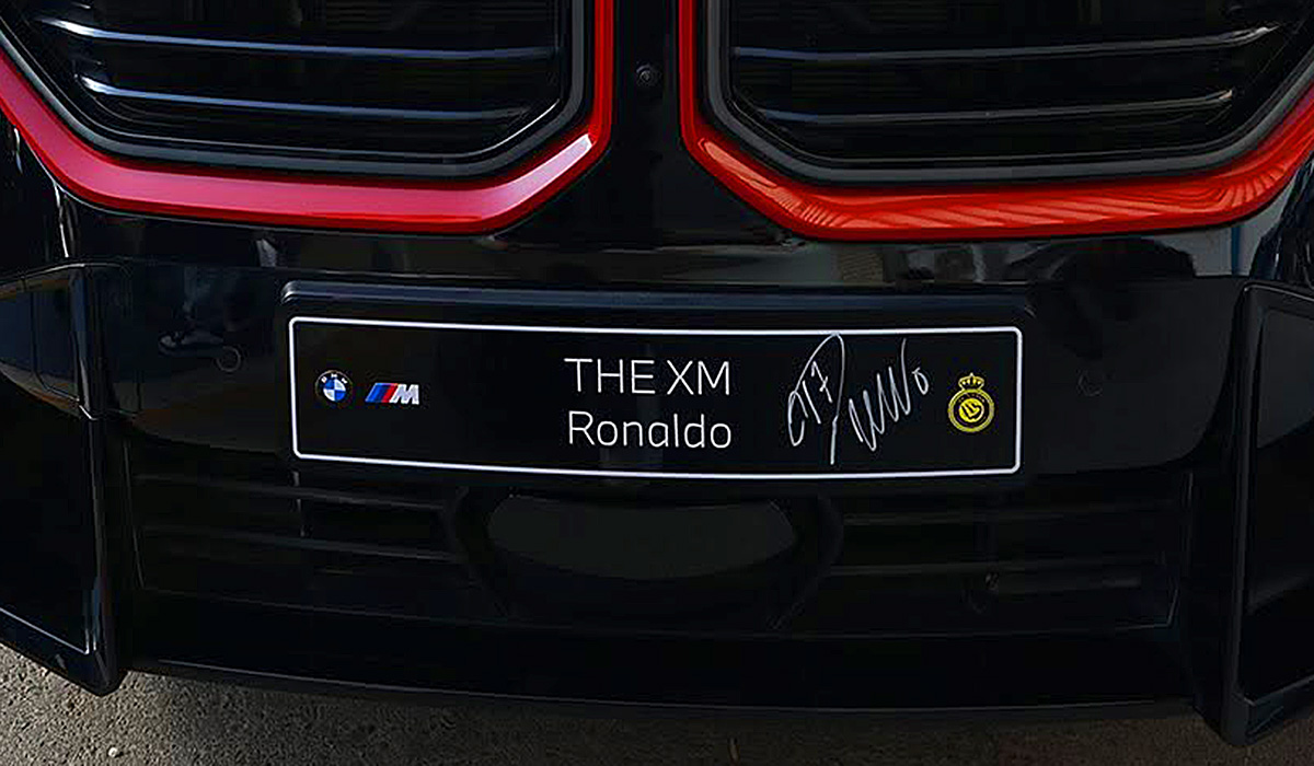 Neuer Dienstwagen fur Ronaldo CR7 fahrt BMW XM Label Red autozeitung