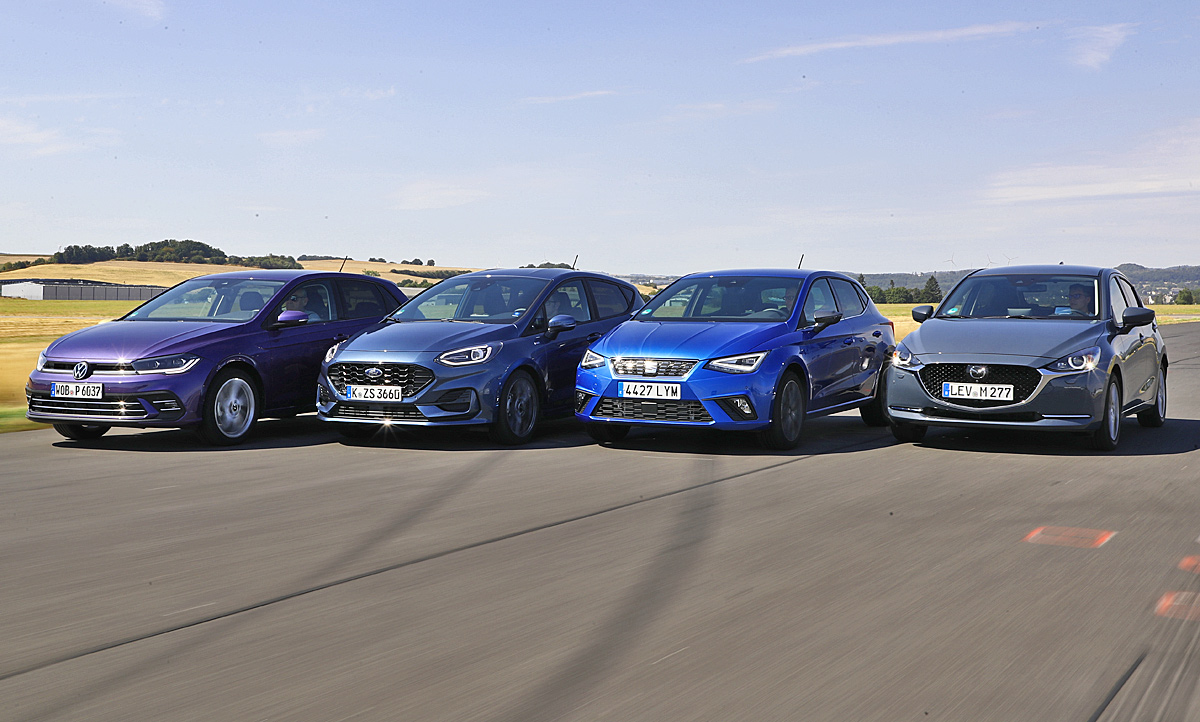 Ford Fiesta/Mazda2/Seat Ibiza/VW Polo: Vergleichstest