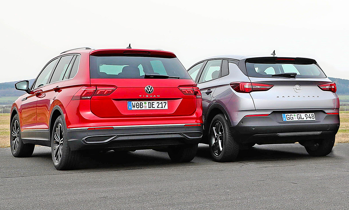 VW Tiguan/Opel Grandland: Vergleich