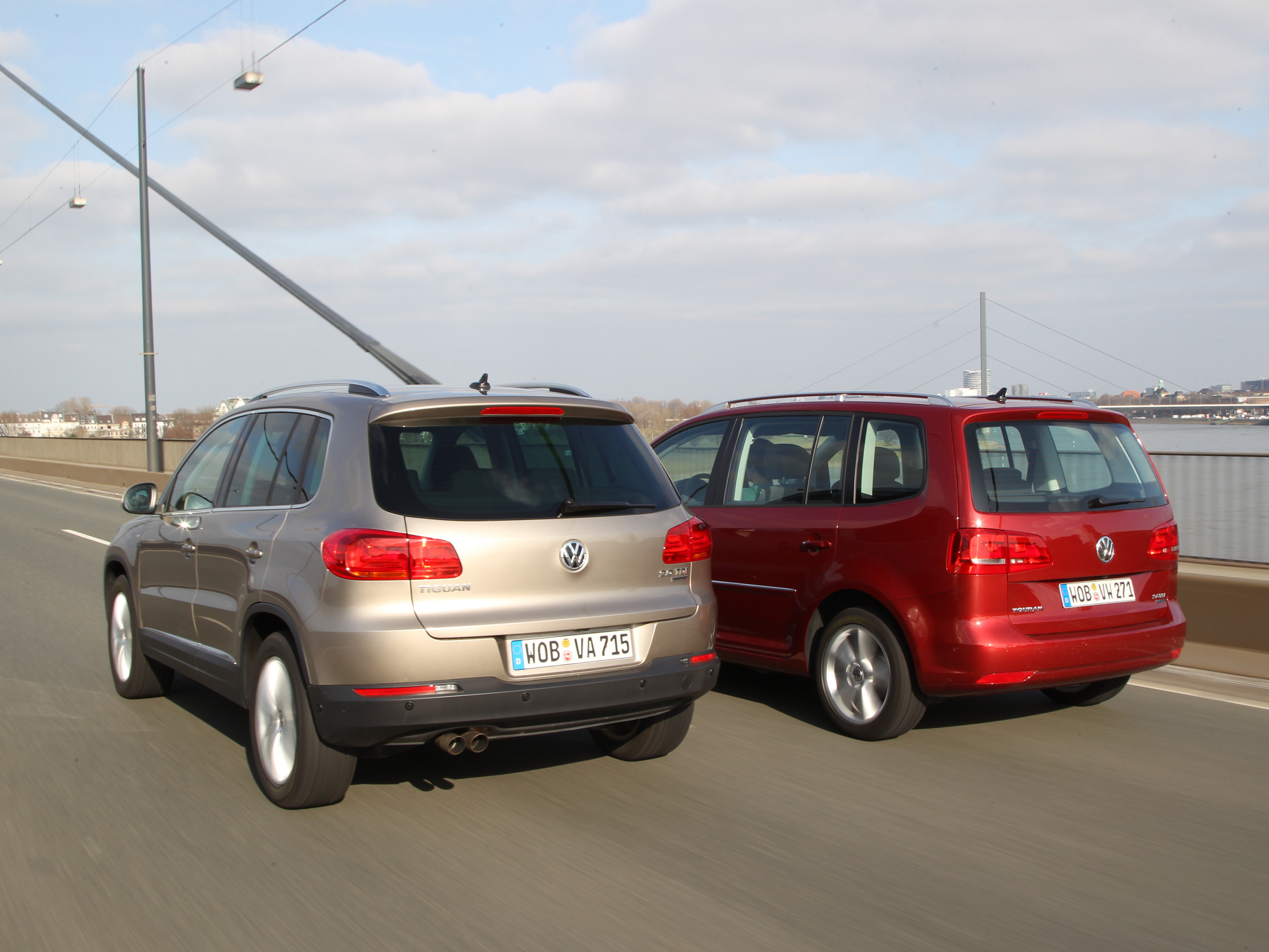 SUV und Van Vergleich: VW Tiguan gegen VW Touran