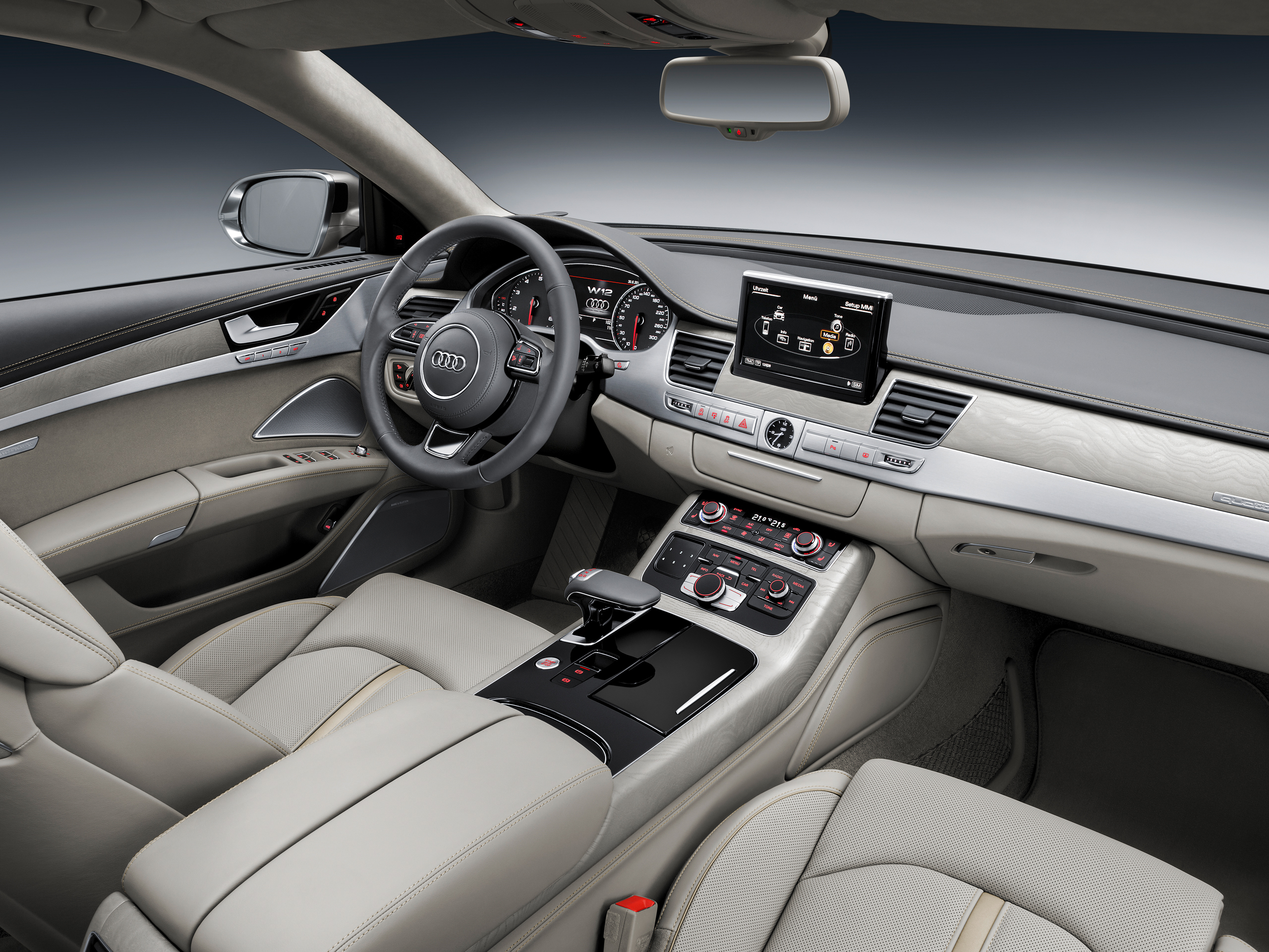 Audi A8 Facelift 2013 Aufgefrischte Luxus Limousine Auf Der