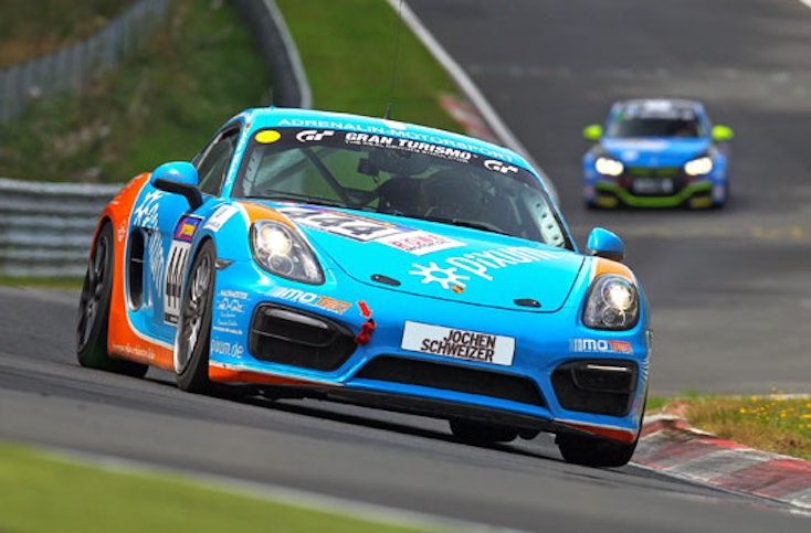 Porsche Cayman 981 Renntaxi auf der Nordschleife