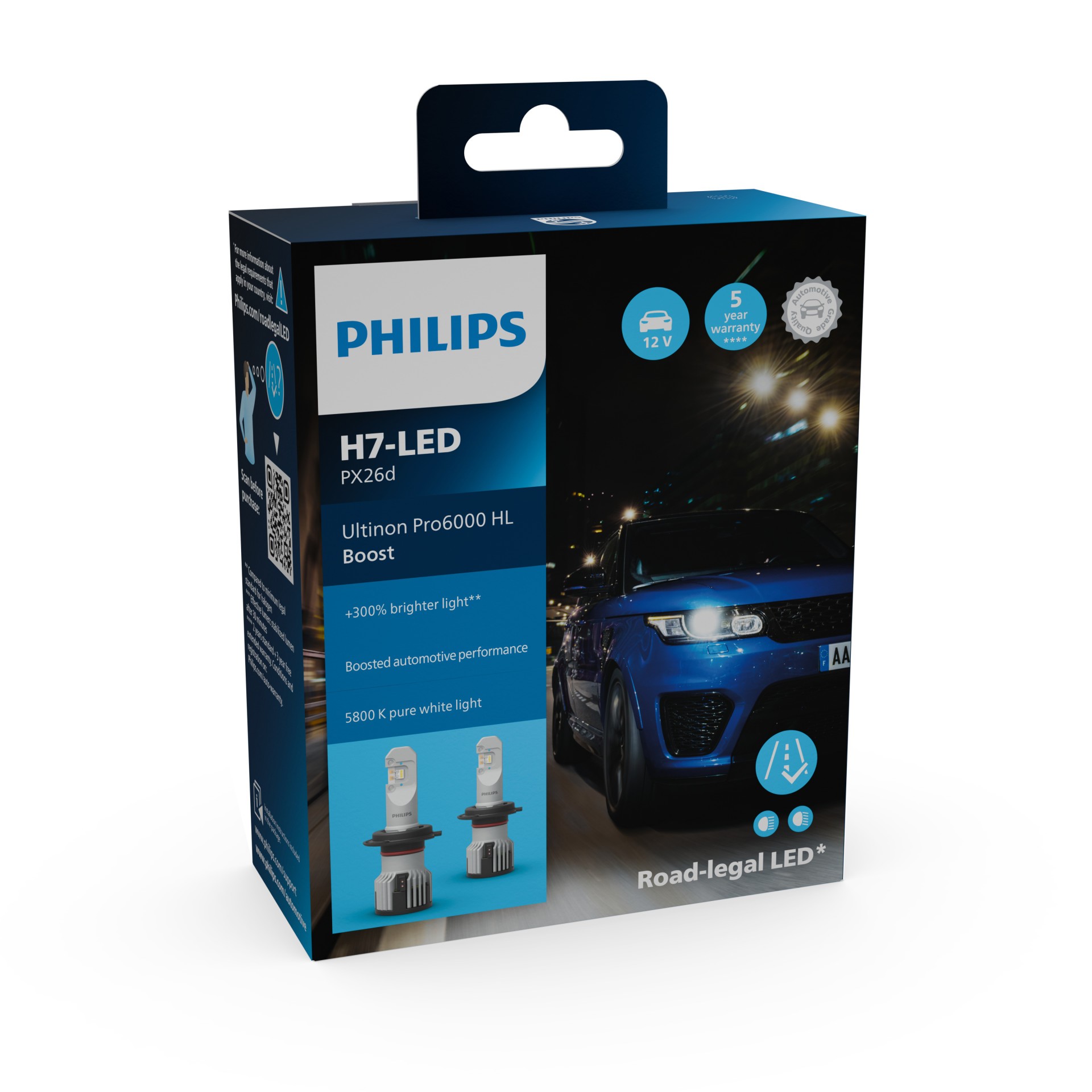 Philips Ultinon Pro6000 Boost H7-LED