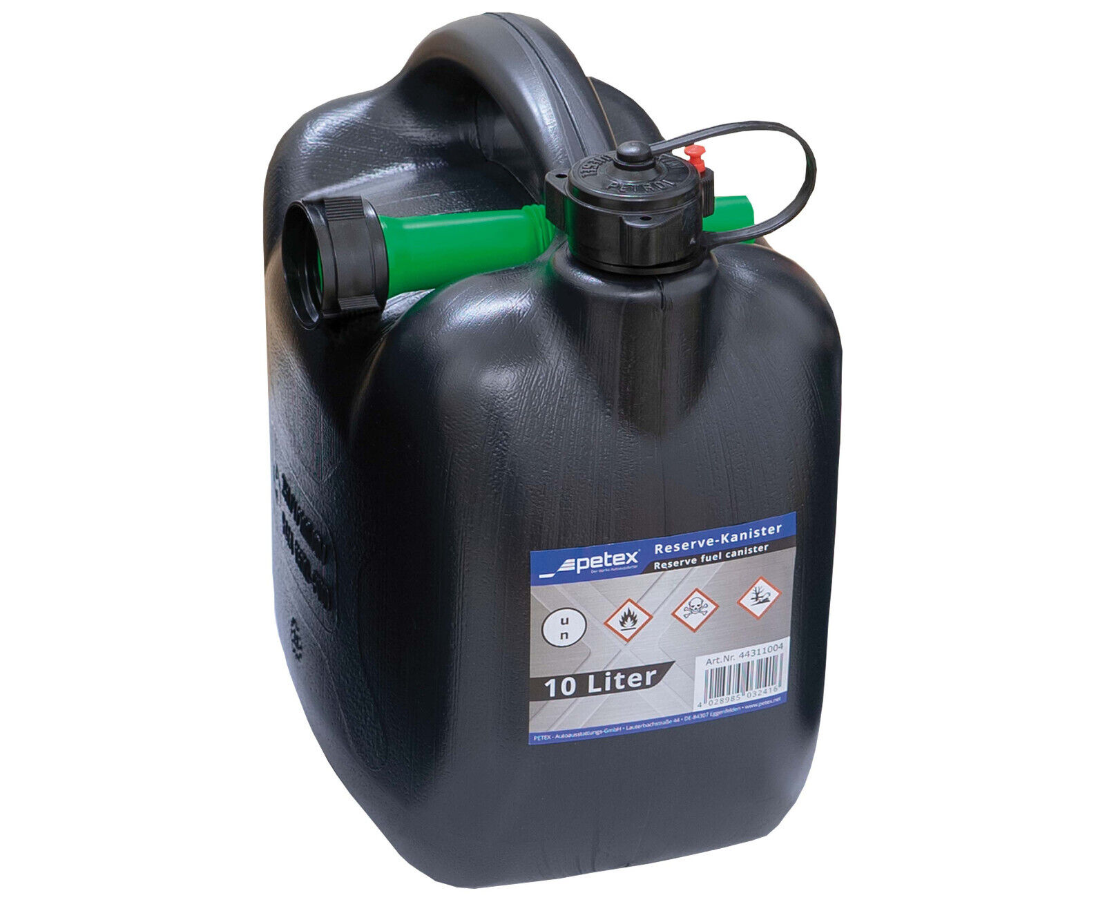 Petex Reserve-Kraftstoff-Kanister 10 Liter mit UN Zulassung