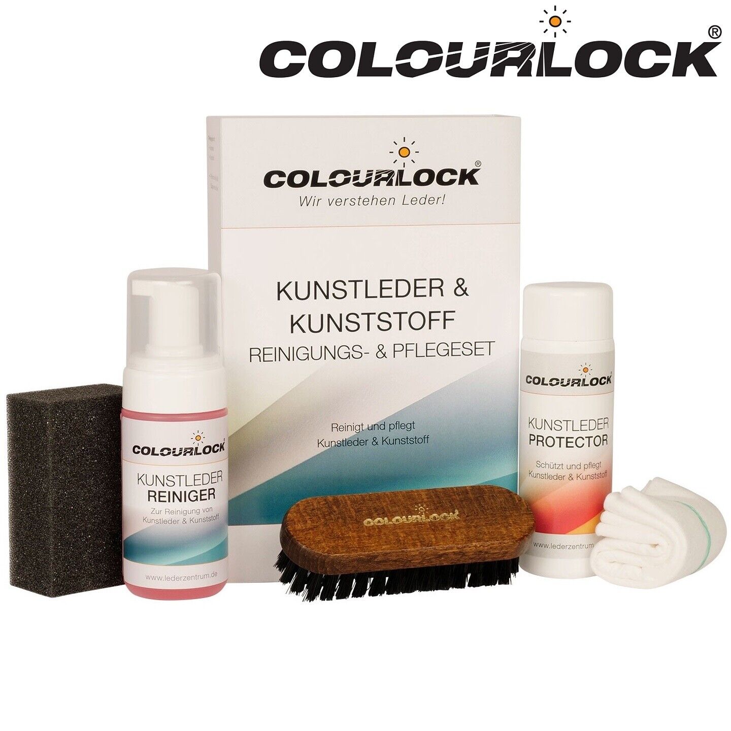 COLOURLOCK Kunstleder & Kunststoff Pflegeset 