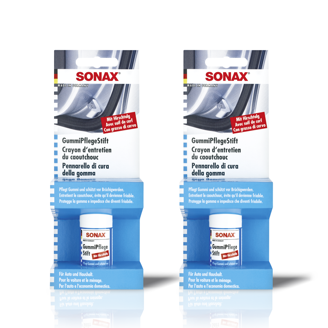 2x Sonax Gummipflegestift