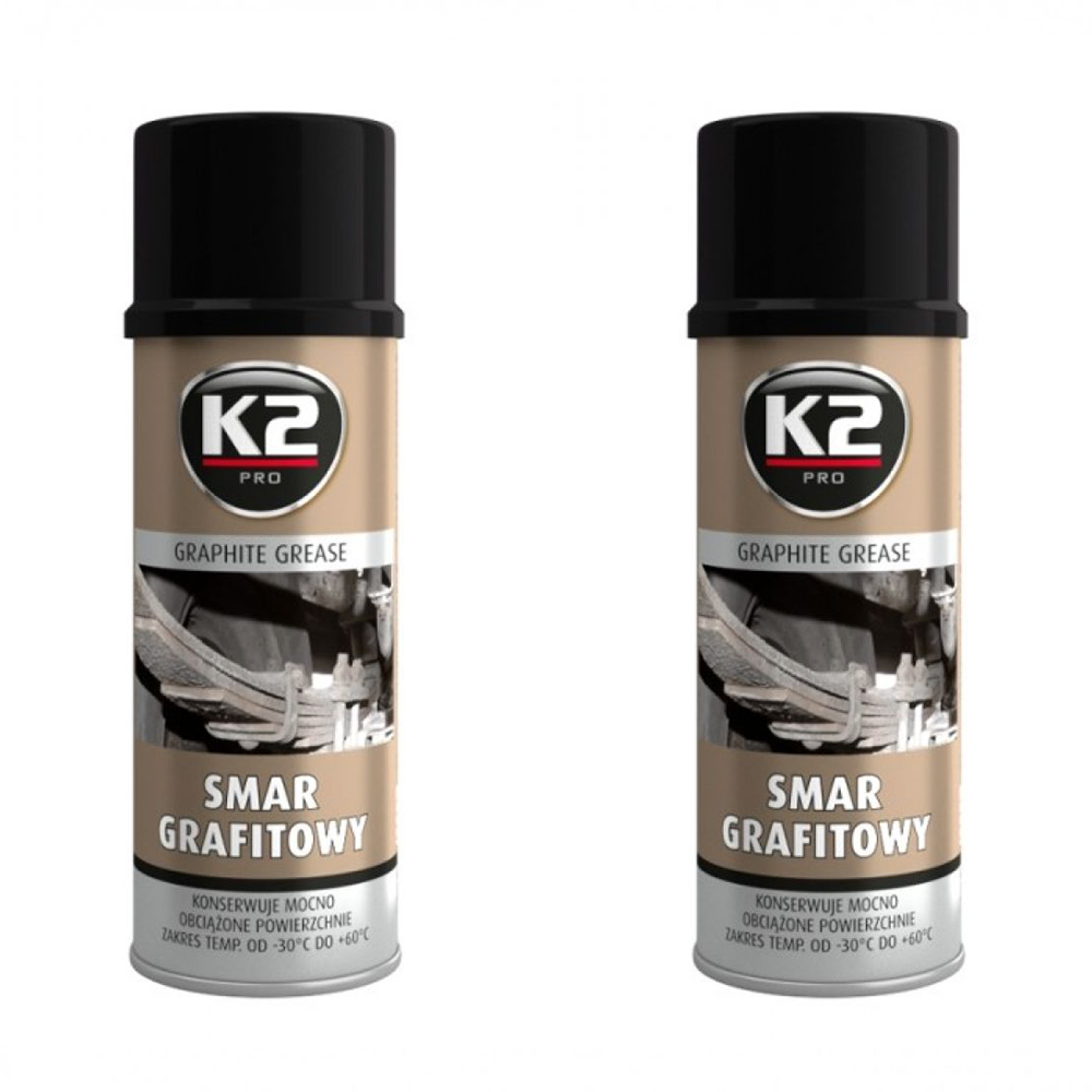 K2 Grafit-Spray - 2x 400 ml