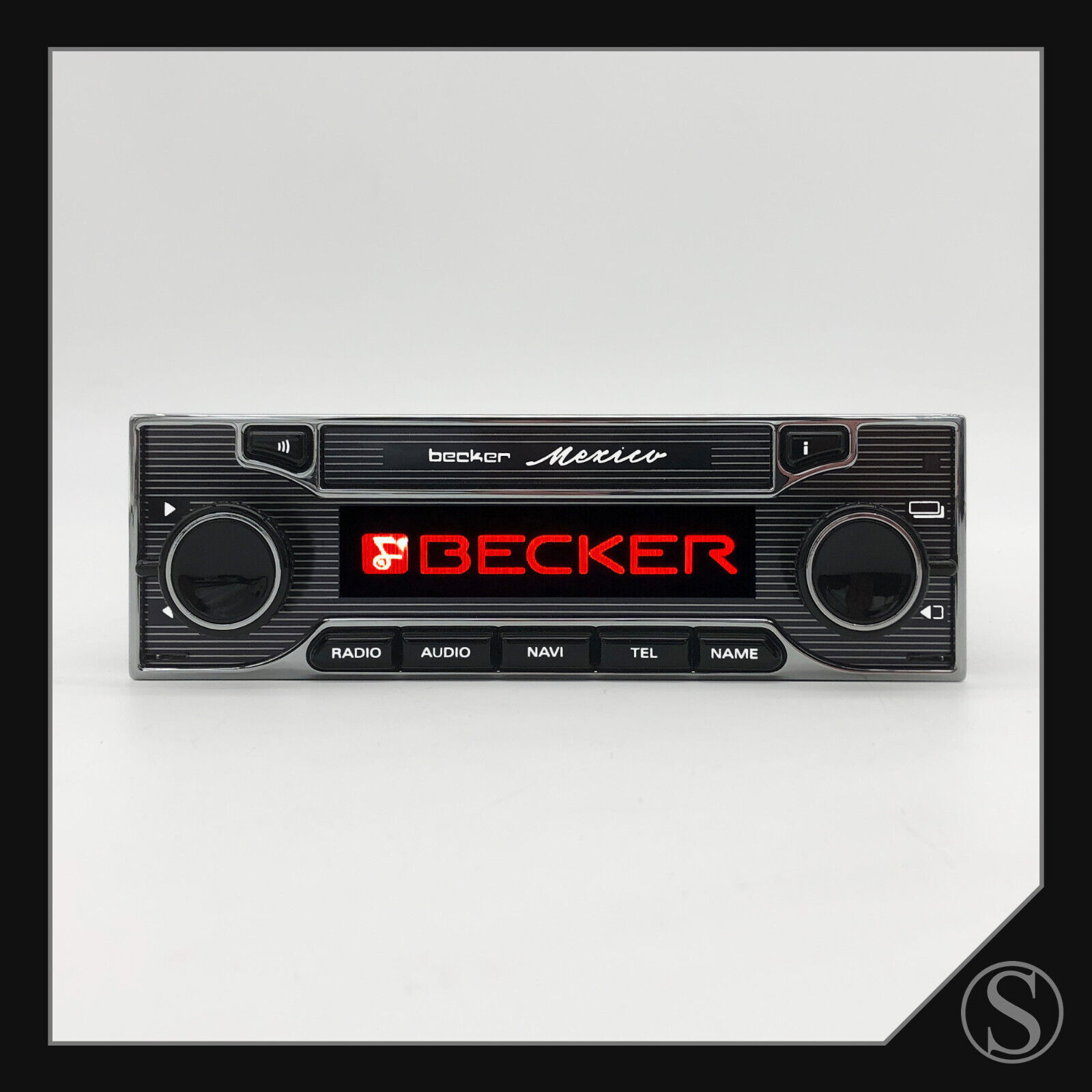 Becker Mexico 7942 Retro 1-Din-Radio mit Navigation