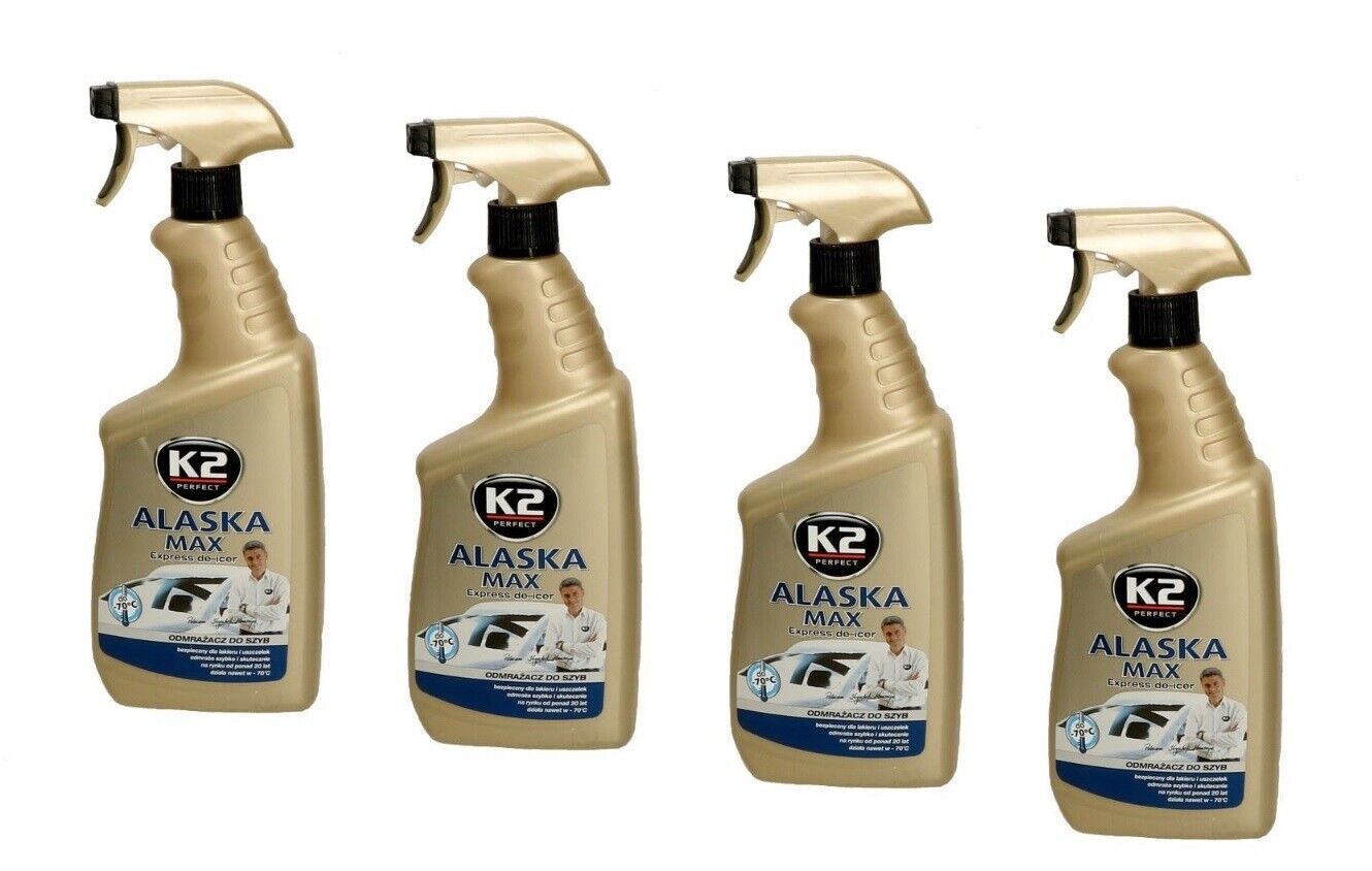 4x K2 Alaska Scheibenenteiser-Spray - 700 ml