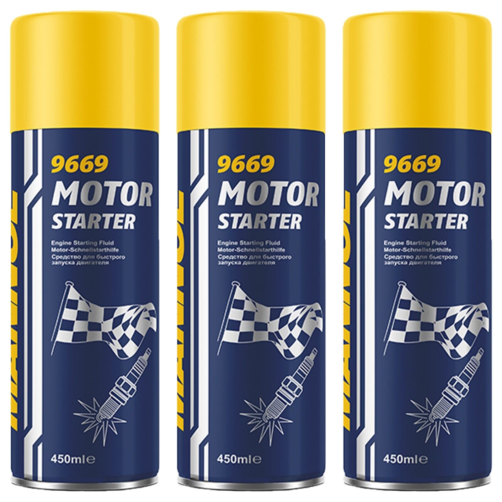 Manol Motor Starter - 3x 450 ml