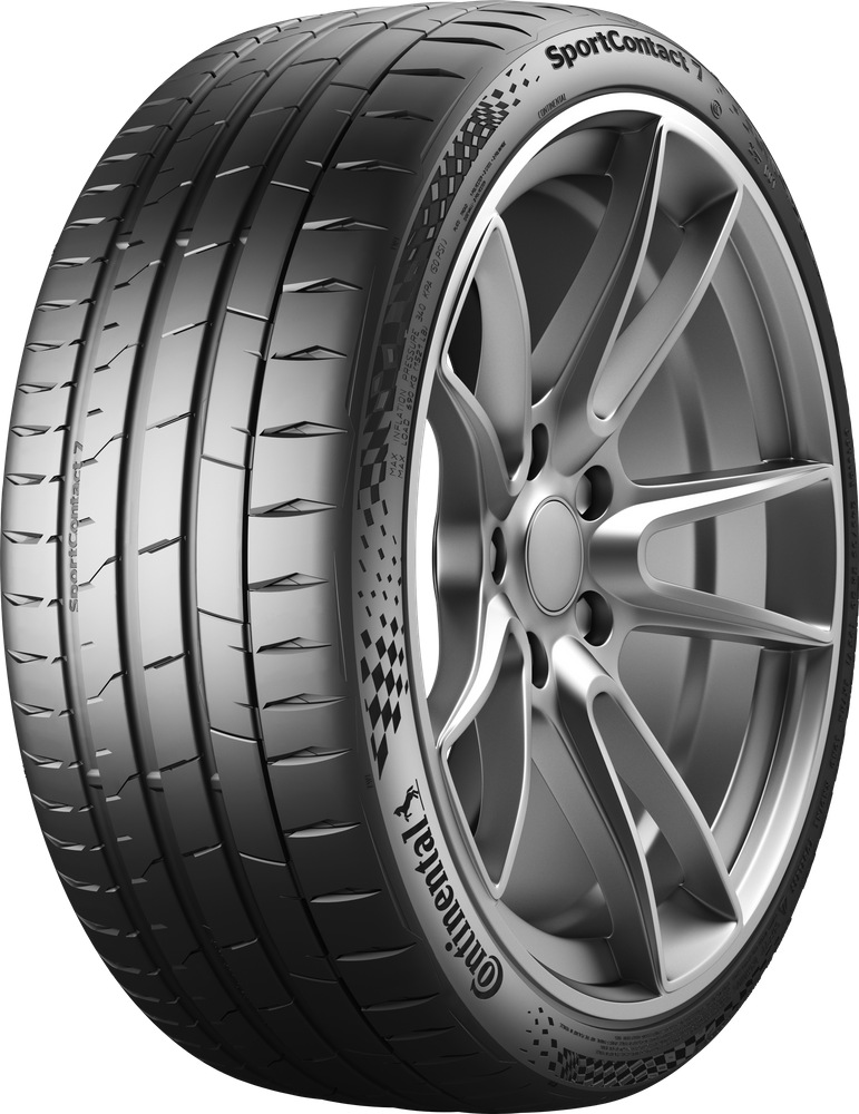 CONTINENTAL SportContact 7 mit Felgenschutz 4x Reifen 225/ 40 R18 92Y