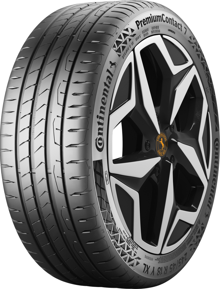 CONTINENTAL PremiumContact 7 mit Felgenschutz 4x Reifen 225/ 40 R18 92Y