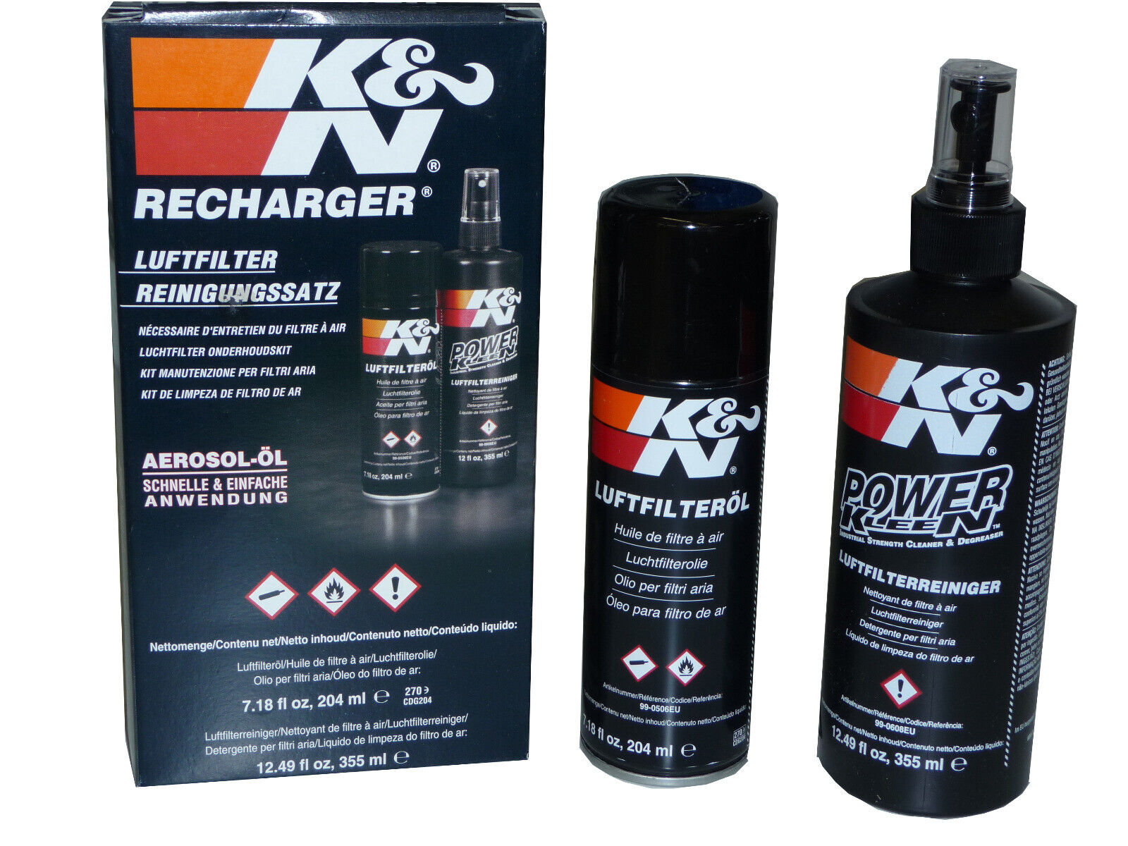 K&N Sportluftfilter Reinigungsset