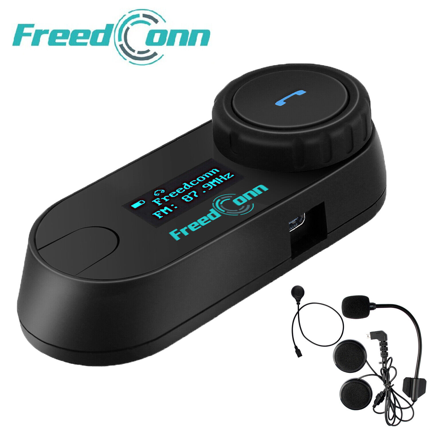 Freedconn 800M T-COMSC Motorradhelm Sprechanlage