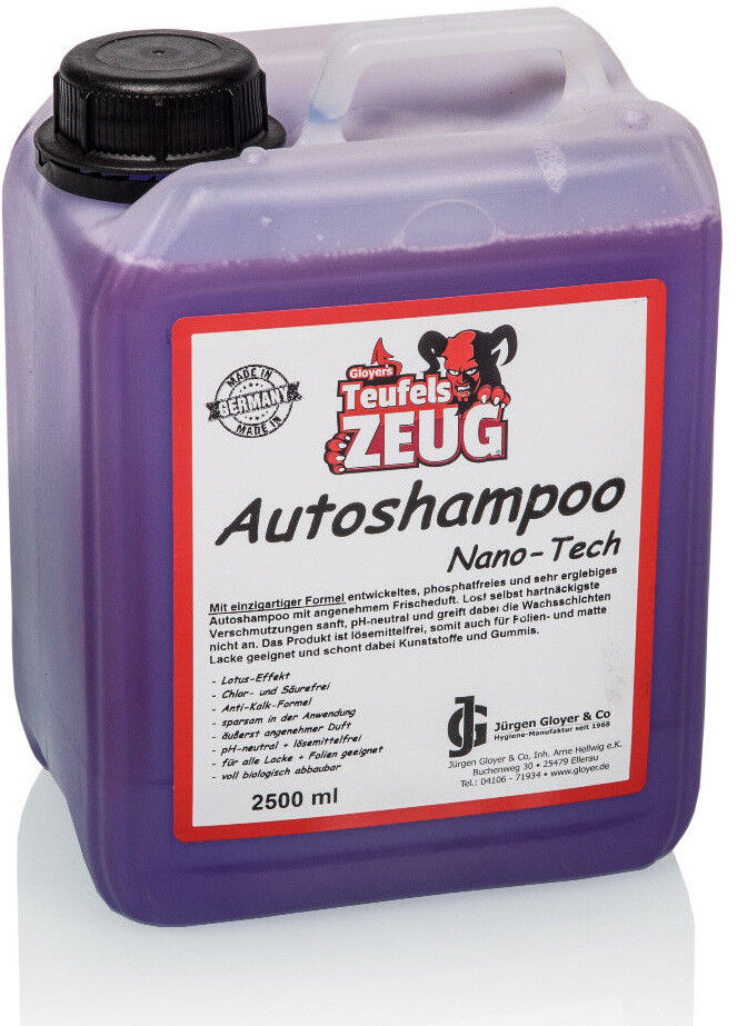 Gloyer's TeufelsZeug Autoshampoo Nano Tech Konzentrat, 2500 ml