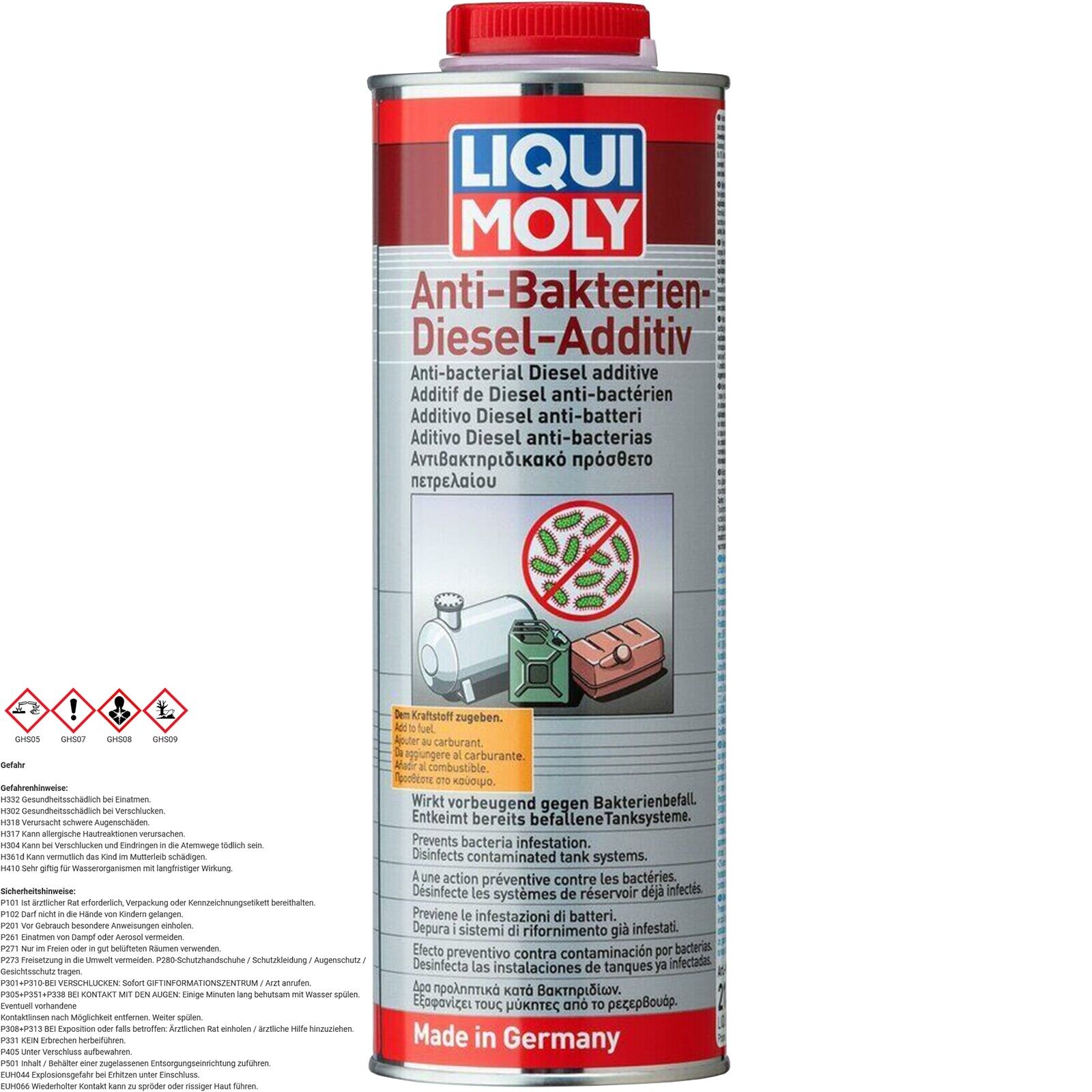 LIQUI MOLY Anti-Bakterien-Diesel-Additiv, 1000 ml