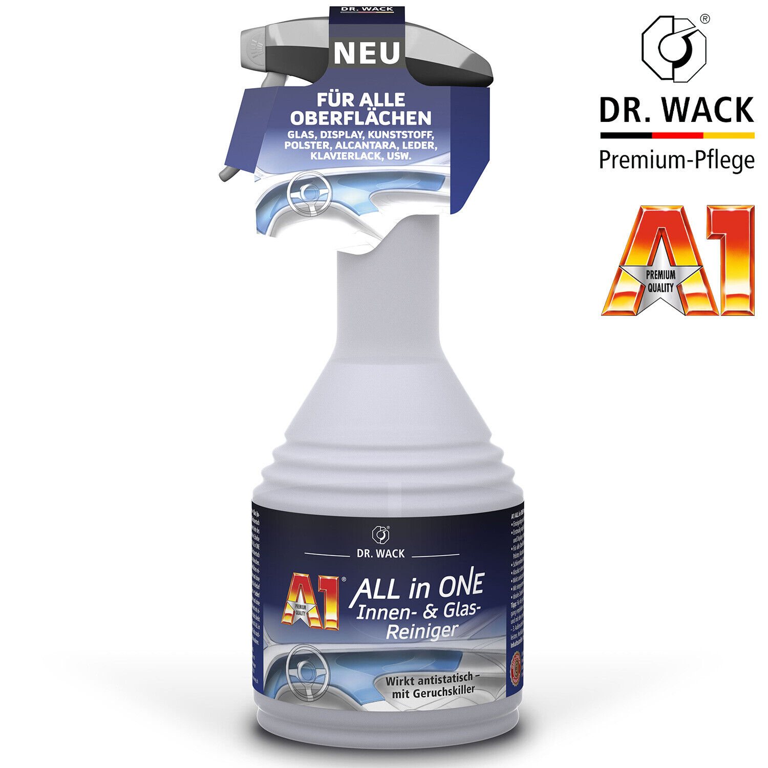 Dr. Wack A1 All in One Innen- & Glasreiniger - 500 ml