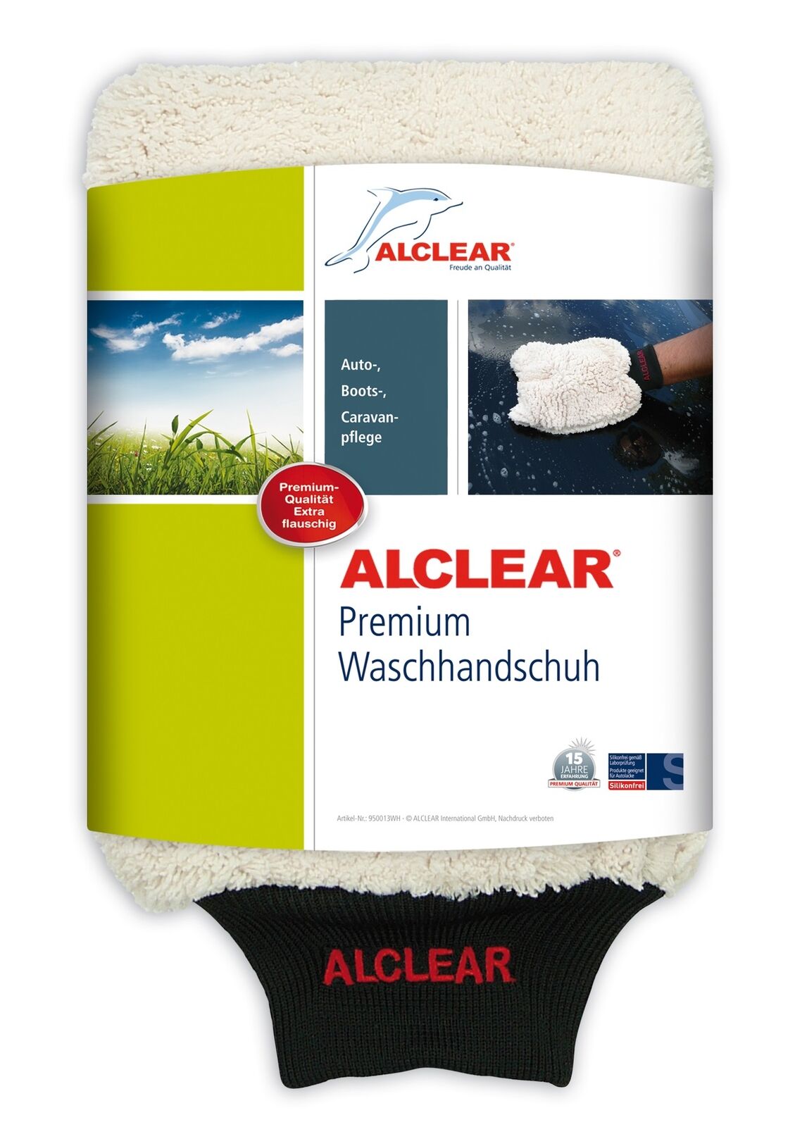 ALCLEAR Ultra-Microfaser Premium Waschhandschuh