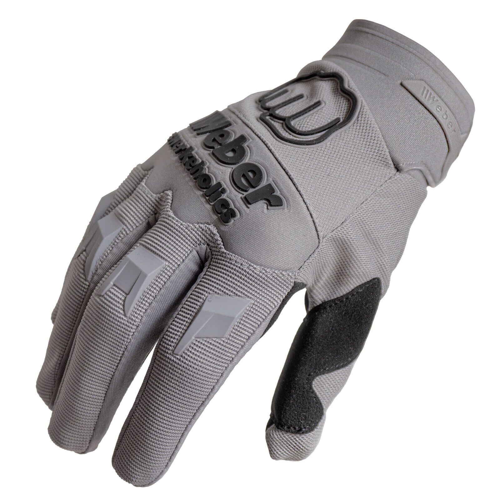 Weber #Werkeholics Handschuhe grau Motocross Enduro