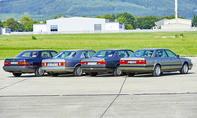 Lexus LS400/Mercedes 420 SE/BMW 735i/Audi V8