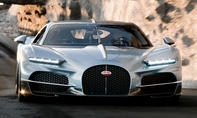 Der Bugatti Tourbillon (2026) fahrend von vorne