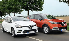 Renault Captur Clio Grandtour 2014 SUV Vergleich Bilder