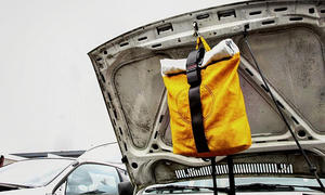 Airpaq-Rucksäcke aus Airbags und Gurten