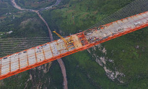 Brücke Beipanjiang-Tal