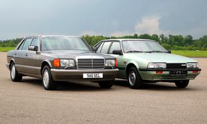 Mercedes 560 SEL und Mazda 626 LX - Meilensteine aus 40 Jahre AUTO ZEITUNG