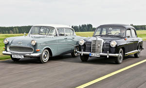 Mercedes 180 Ponton/Opel Olympia Rekord: Classic Cars