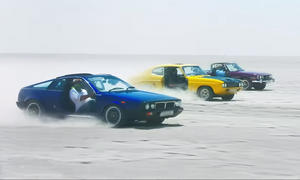 The Grand Tour: One for the Road0 (Lancia Beta Montecarlo, Ford Capri MK1 und Triumph Stag in der Wüste von Simbabwe)