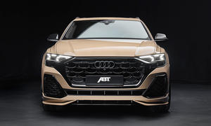 Das Audi SQ8 Facelift von Abt von vorne.