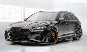 Audi RS 6 von Mansory; stehend; Kombi; getuntes Auto; Außenansicht; Frontansicht