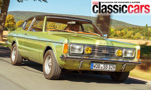 Ford Taunus; fahrend, schräg vorne