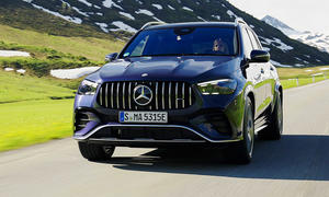 Mercedes-AMG GLE 53 (2024); Außenansicht; fahrend; SUV; Frontansicht