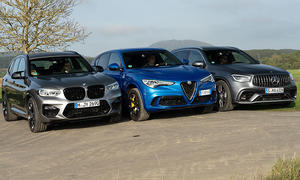 Alfa Romeo Stelvio Quadrifoglio/BMW X3 M Competition/Mercedes-AMG GLC 63 S