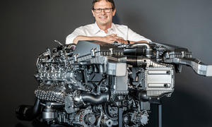 Technik-Check 4,0-Liter V8-Biturbo Motor Mercedes AMG GT C 63