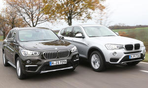 BMW X1 gegen BMW X3 im Vergleich