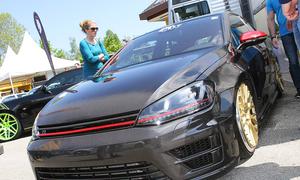 VW Golf 7 in Carbon auf dem GTI-Treffen 2016