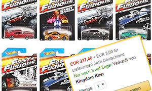 Hot Wheels-Modellautos von "The Fast and the Furious"