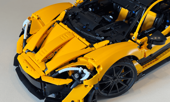 Lego Technic McLaren P1 im Test nach dem Aufbau.