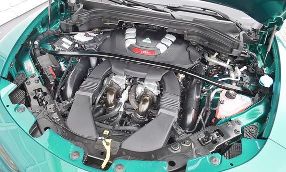 Motor des Alfa Romeo Stelvio Quadrifoglio Q4